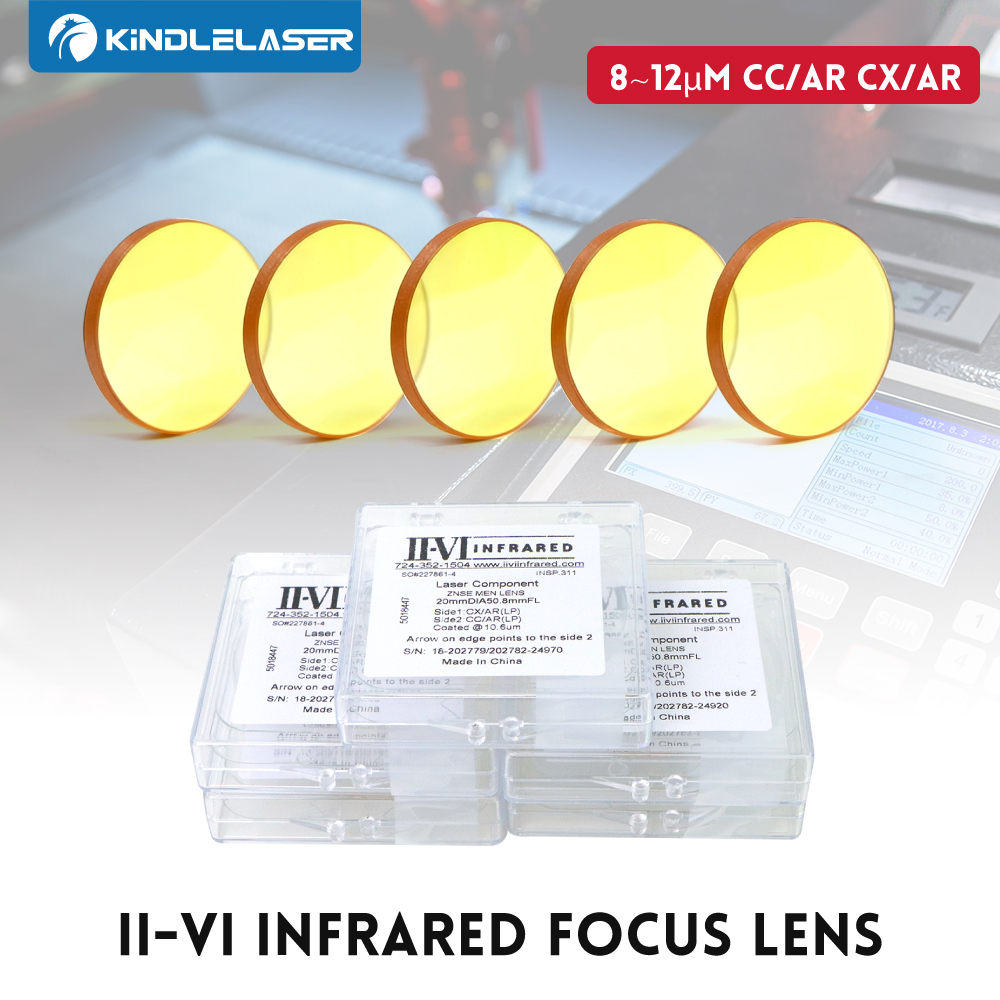 Laser Focus Lens - Kindlelaser 1/3/5/10 II-VI ИНФРАКРАСНАЯ линза для