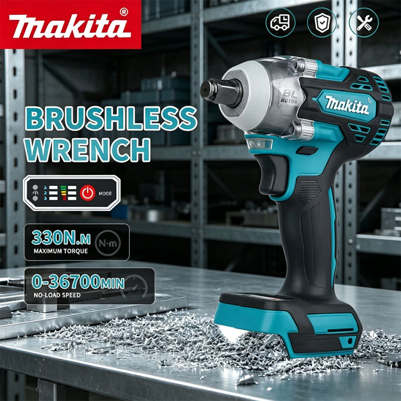 Бесщеточный ударный гайковерт  – обзор и цена Makita Drill Dtw300