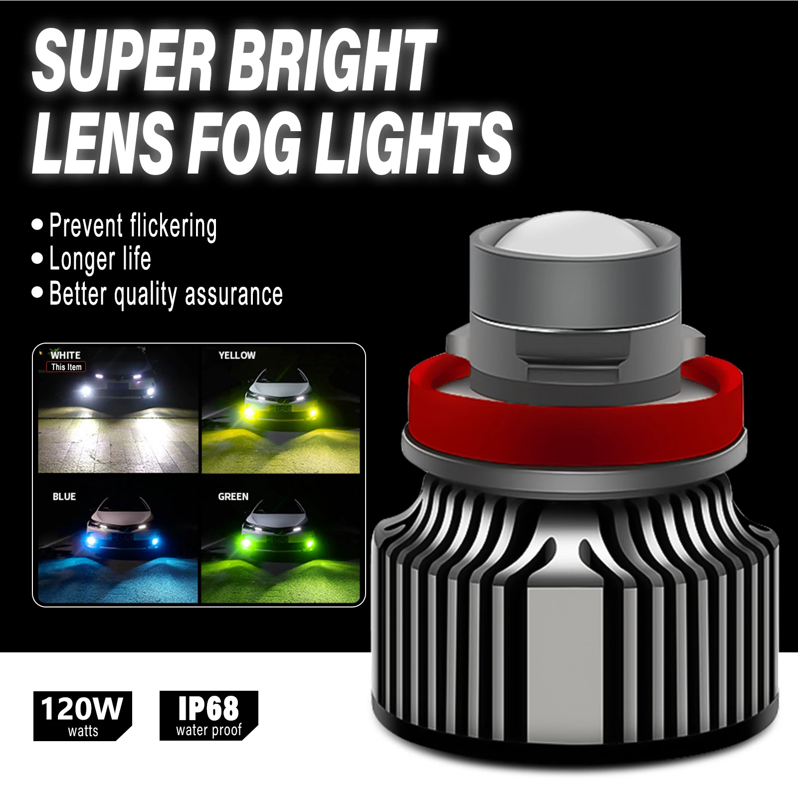 Светодиодные лампы H11 для про – обзор и цена Laser Focus Lens